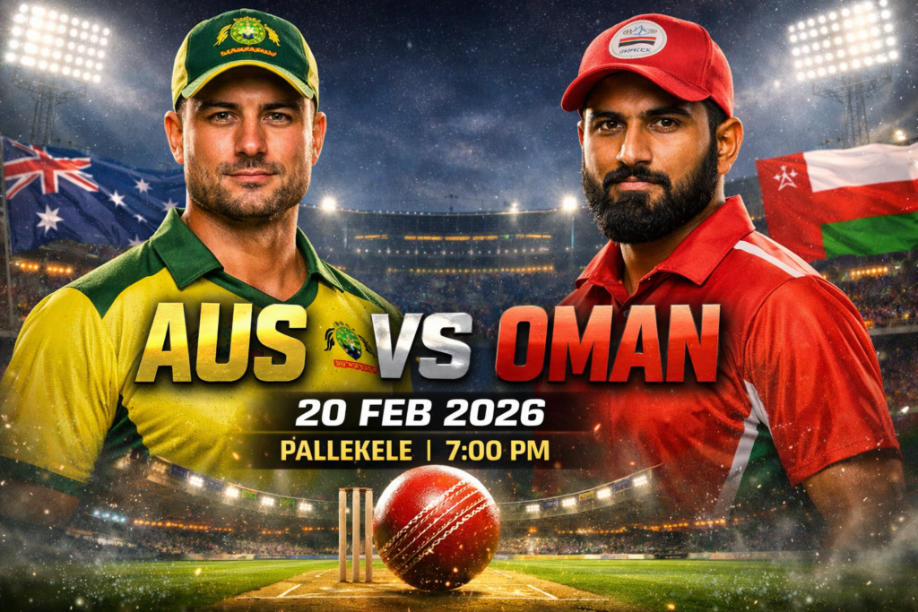 Australia vs Oman T20I