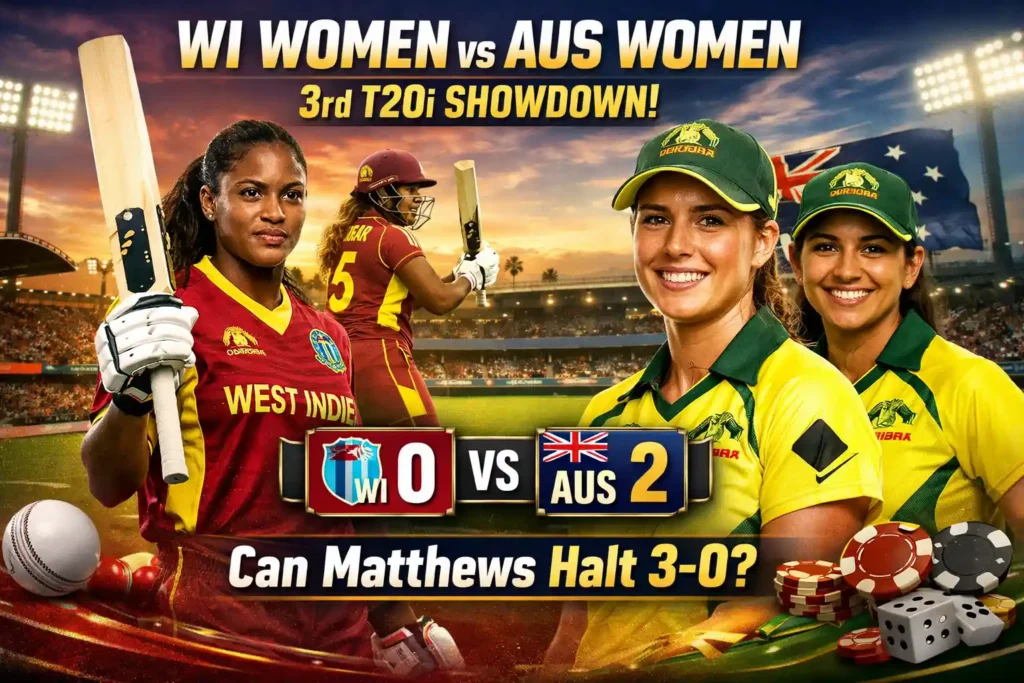 WI Women vs Aus Women 3rd T20i: Can Matthews Halt 3-0?
