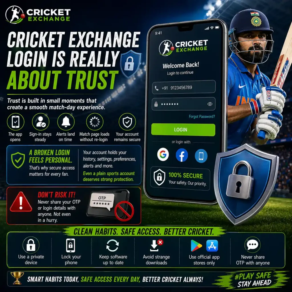 Cricket Exchange Login Is Really About Trust
