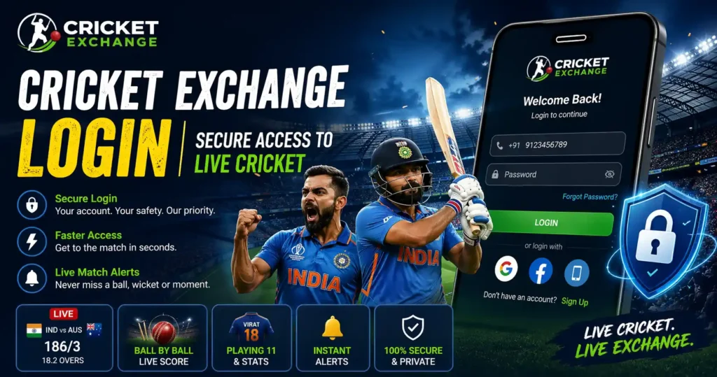 Cricket Exchange Login Secure Access to Live Cricket