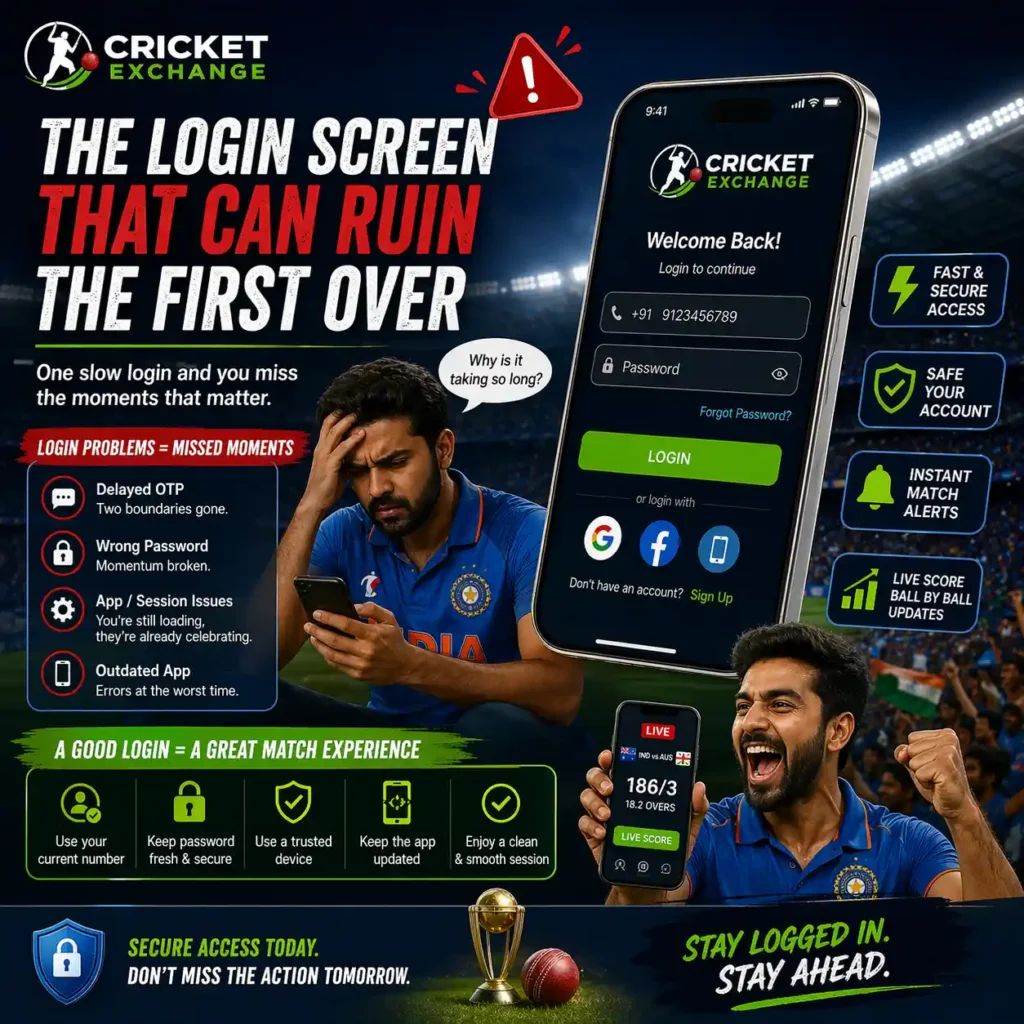 The Login Screen That Can Ruin the First Over